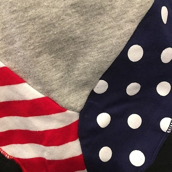 Stars and Stripes Patriotic Red White Blue American Holiday Pride July 4 Dress - Picture 5 of 8